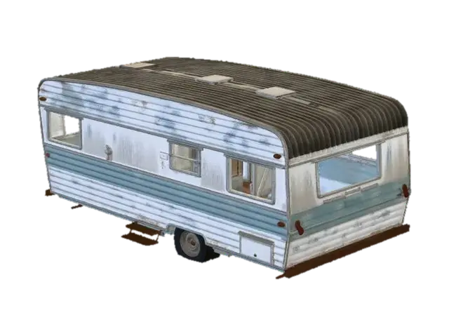 trailer1 - Frontier 3D model, vytvořený pomocí AI