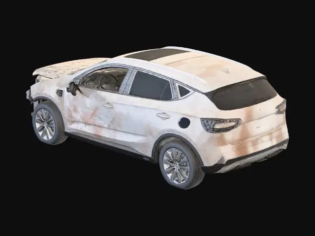 3D model for Crossover_damaged