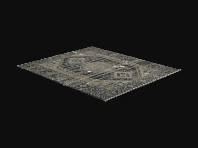 3D model for a large rug