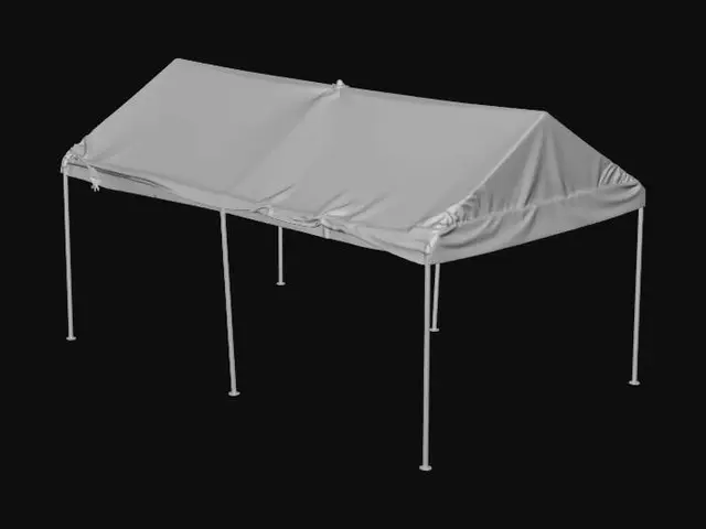 3D model for Weathered Shelter
