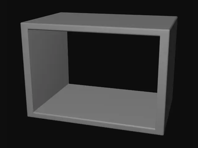 3D model for Weathered wooden shelf unit