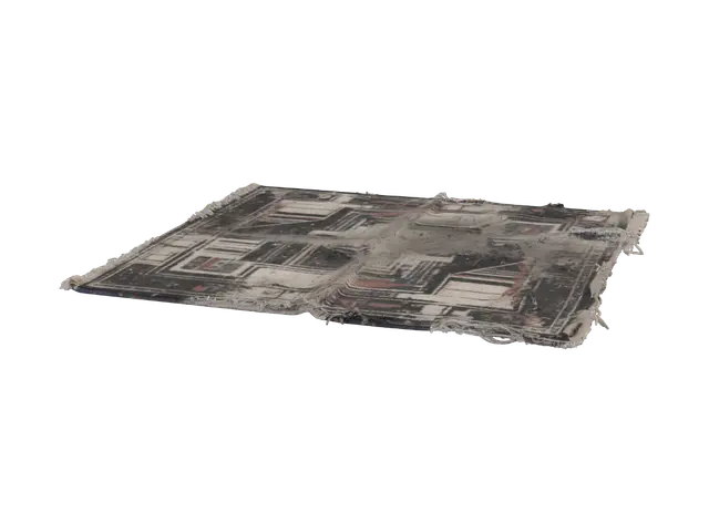 3D model for Faded Geometry Rug