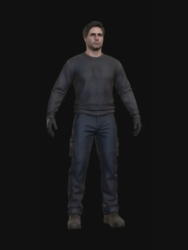 3D model for Rugged Laborer