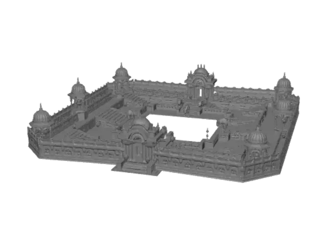 3D model for Ivory Palace Courtyard