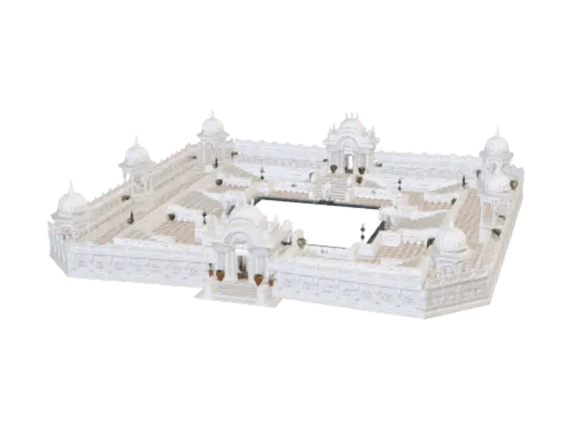 3D model for Ivory Palace Courtyard
