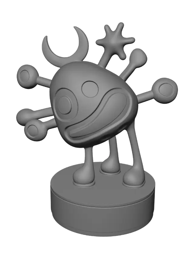 3D model for Cartoon Reindeer Display