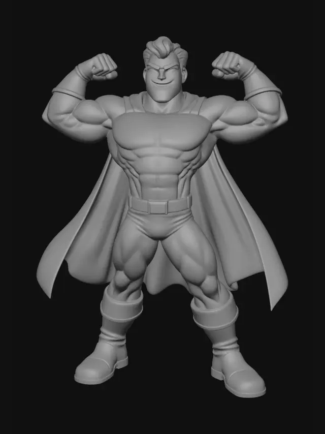 3D model for Captain Bluewave