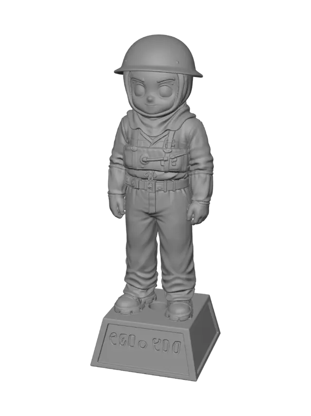 3D model for MH-006A Royal Navy Gunlayer (WW2)