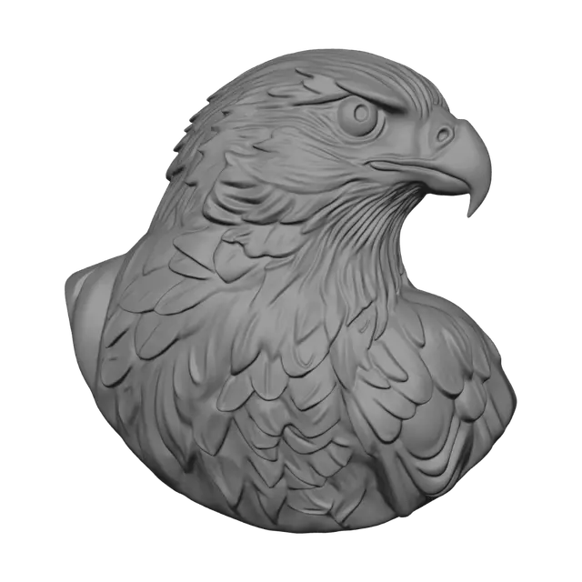 3D model for Insats Raven Badge