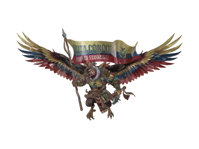 3D model for Condor Warrior of Ecuador
