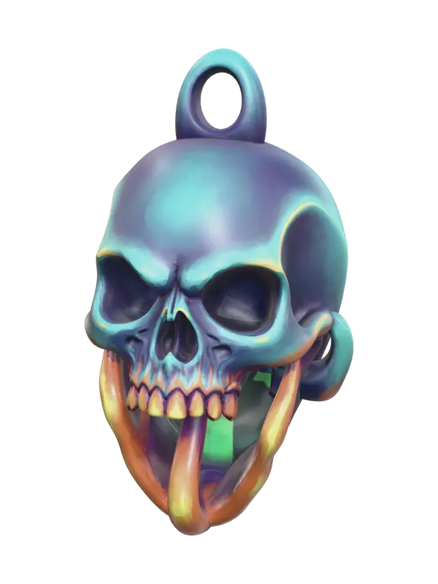 Fantasy Key Chain - Keychain 3D model, vytvořený pomocí AI