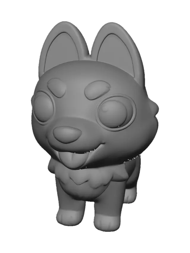 3D model for Flame Pup