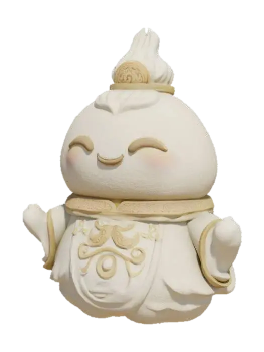 3D model for Charming Spirit, dumpling #AroundTheWorld#