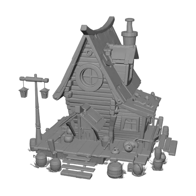 3D model for Timber Hollow Cottage