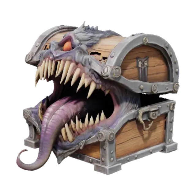 Modèle 3D Mimic's Curse - Game, généré par IA