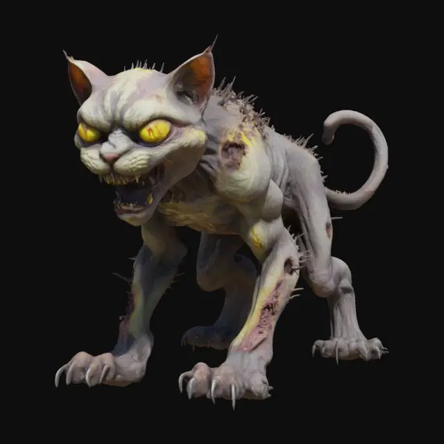 3D model for Spiked Feline Fury