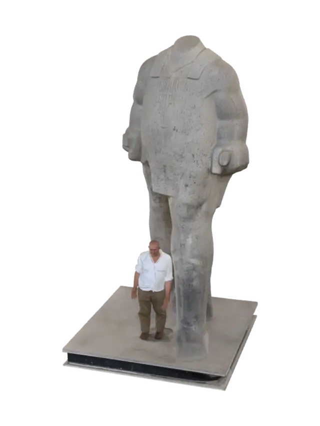 3D model for Man in the Stone Pillar