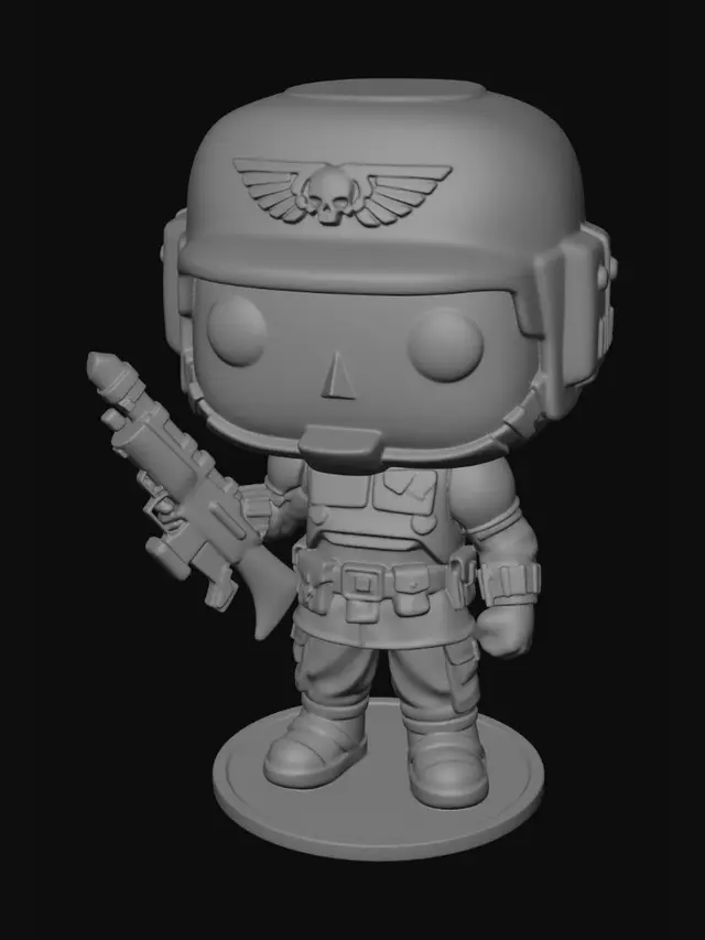 3D model for Green Army Soldier