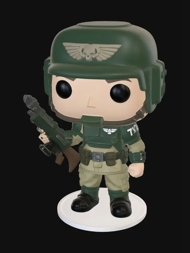 3D model for Green Army Soldier