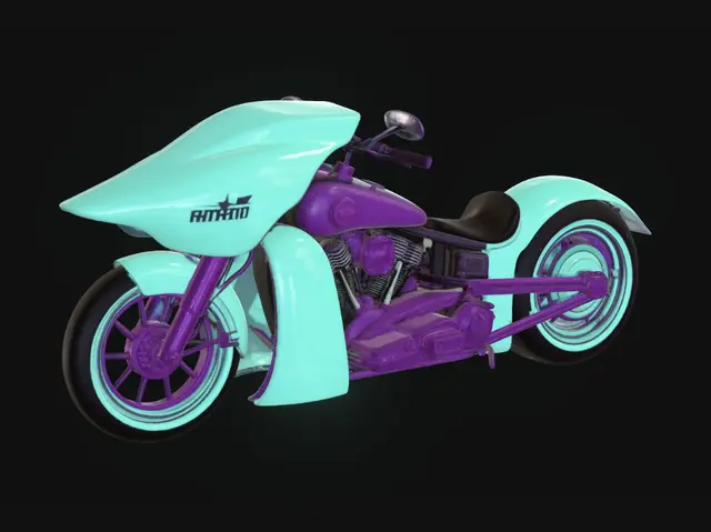 3D model for Neon Night Rider