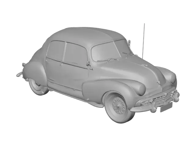 3D model for Vintage Two-Tone Classic Sedan