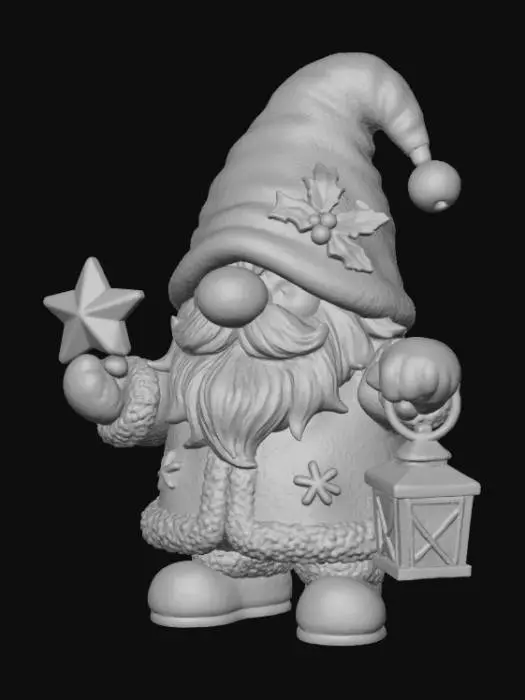 3D model for Christmas Guardian Gnome, #Christmas2025#