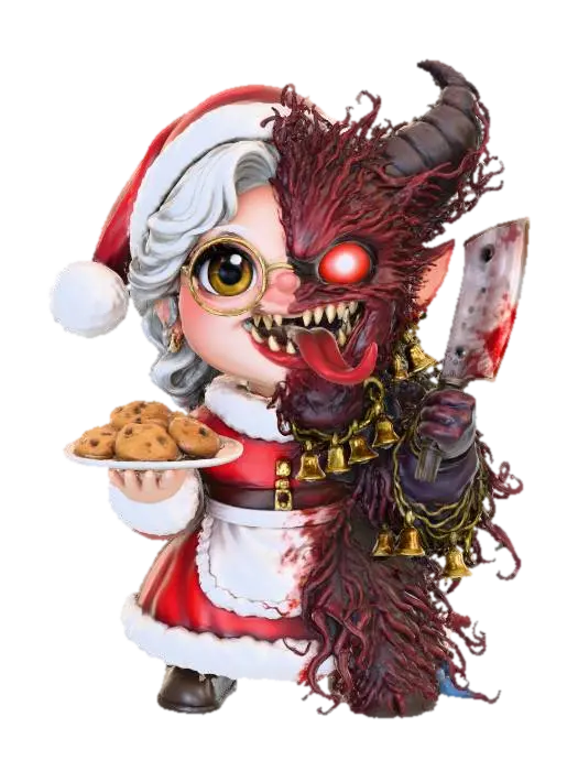 #Christmas2025#, - Krampus 3D model, vytvořený pomocí AI