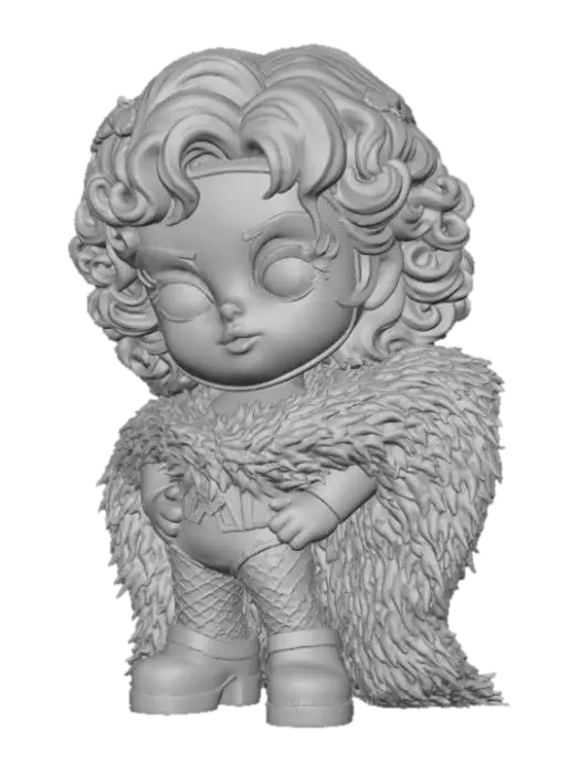 3D model for Chibi Janet Weiss Alt, #Christmas2025#