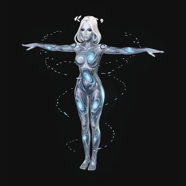 3D model for Astral Goddess