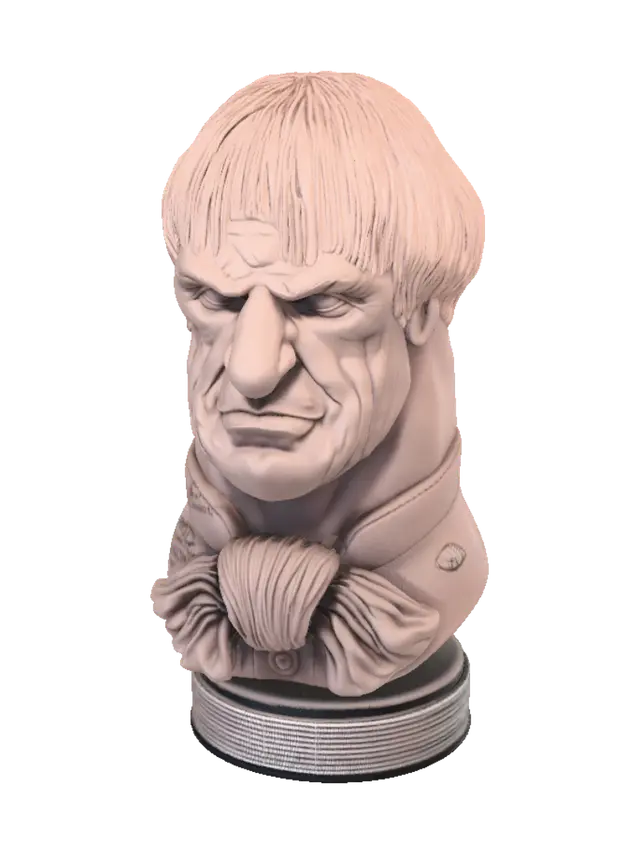 Haunted Mansion Men - Forehead-3D-modell, genererad av AI