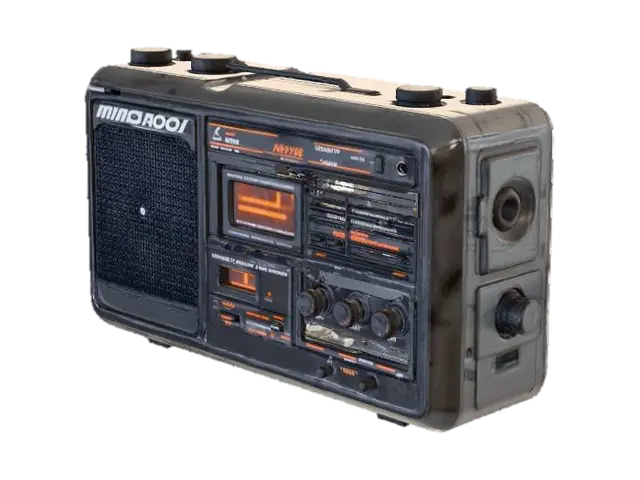 Deserted Soundwaves 3D model, vytvořený pomocí AI