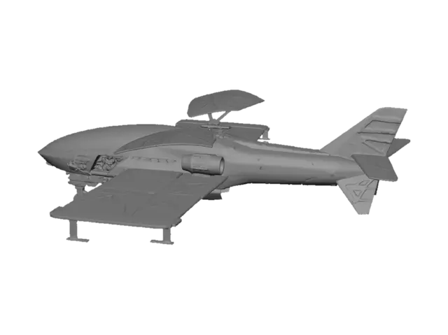 3D model for electronic flying device that honours the UK