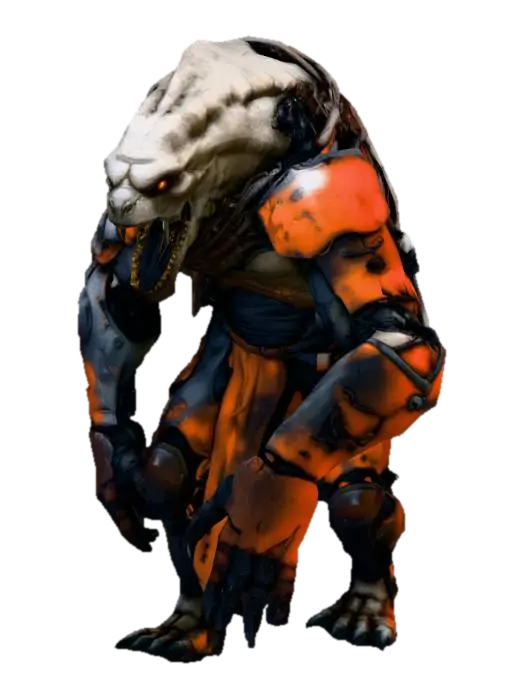 Voracious Mechabeast - Violent 3D model, vytvořený pomocí AI