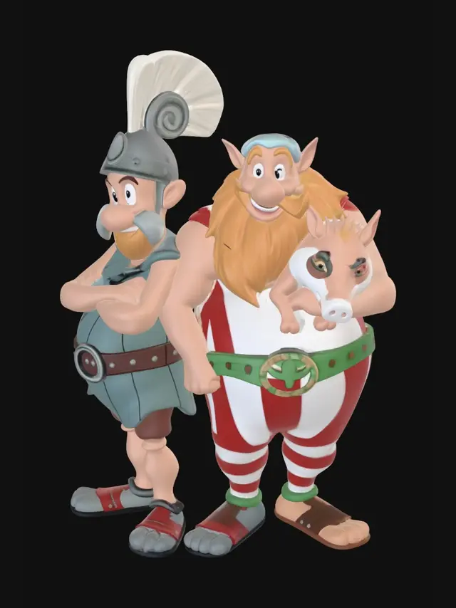3D model for asterix and obelix models