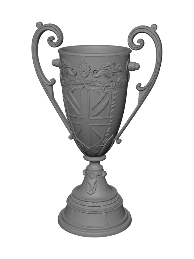 3D model for create a special event victory trophy for the united kingdom