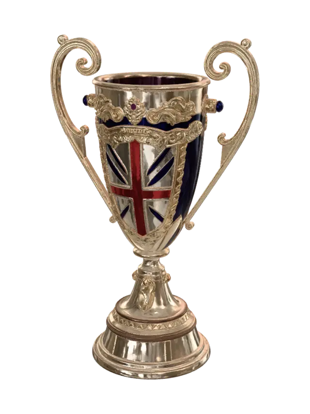 3D model for create a special event victory trophy for the united kingdom