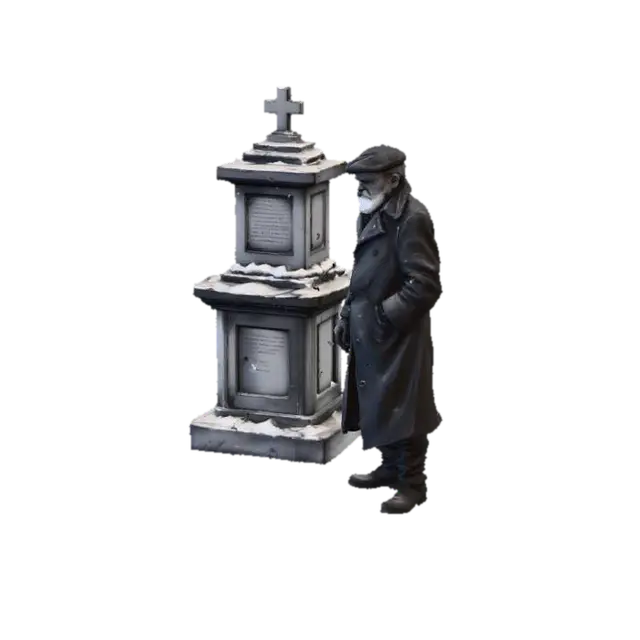 Eternal Vigilance 3D model, vytvořený pomocí AI