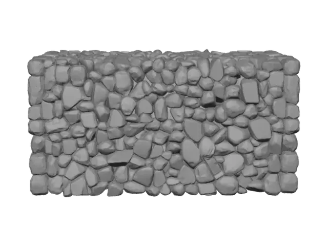 3D model for Visual Characteristics
Subject Matter: The image displays a tightly packed arrangement of irregular, roughly cut stones, resembling traditional rubble masonry or a dry stone wall.

Color Palette: The texture features a warm, earthy color scheme. It is dominated by varying shades of beige, tan, ochre, light brown, and subtle hints of terracotta or rust.

Art Style: True to its filename, the texture exhibits a slightly painterly, "watercolor" aesthetic. Instead of hyper-realistic, high-frequency photographic details, the stones have soft gradients, subtle washes of color, and slightly stylized edges that give it an illustrated or hand-painted feel.

Lighting and Shading: The lighting is relatively flat and uniform across the entire image. There are no harsh directional shadows cast from one