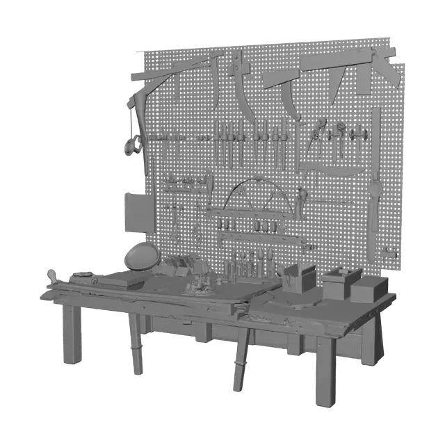 3D model for Sunlit Woodshop