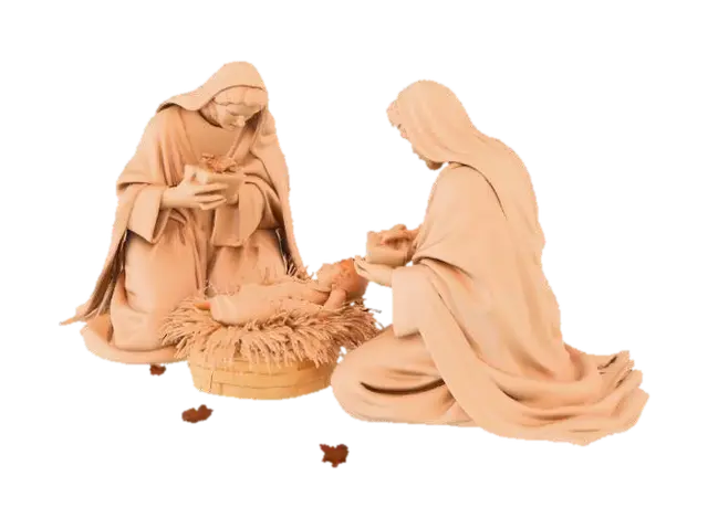 nativity scene 3D model, vytvořený pomocí AI