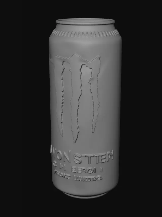 3D model for Monster Energy Zero Ultra Can