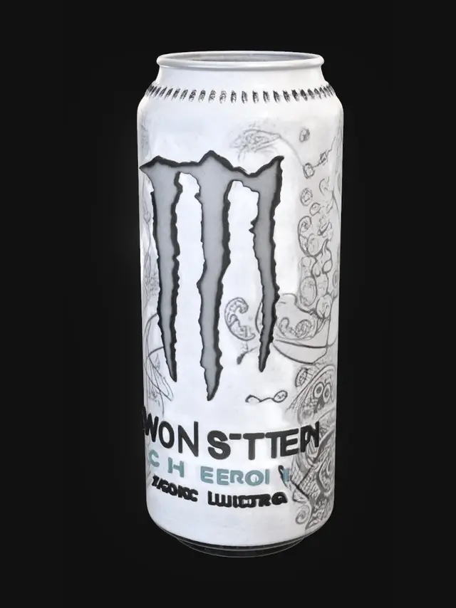 3D model for Monster Energy Zero Ultra Can