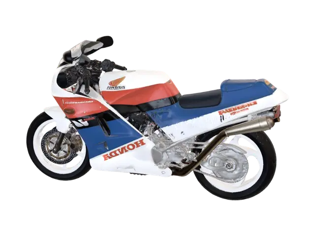 Honda VF400R - Cycle 3D model, vytvořený pomocí AI