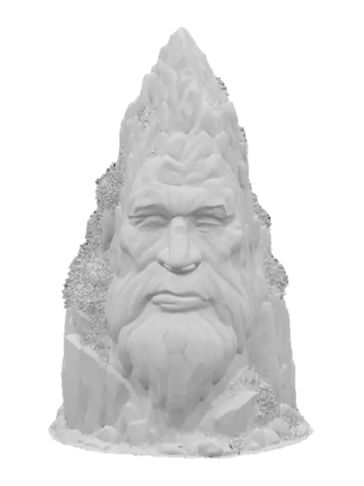 3D model for [Romania] Rock sculpture of Decebalus, #AroundTheWorld#