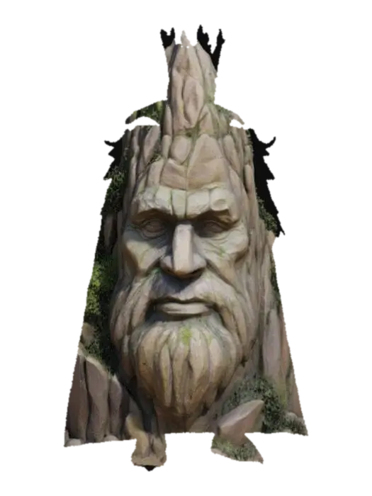 3D model for [Romania] Rock sculpture of Decebalus, #AroundTheWorld#