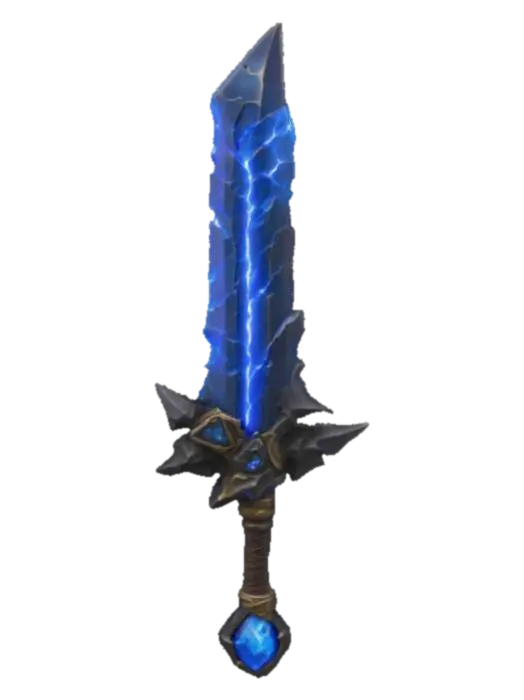 Thunderblade - Lightning 3D model, vytvořený pomocí AI