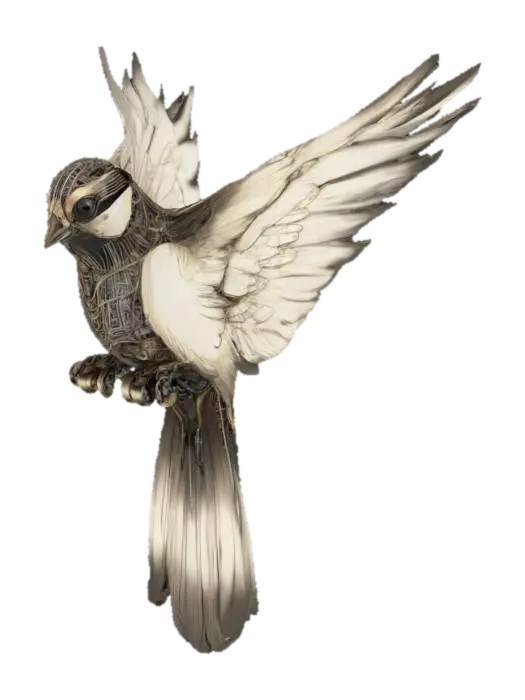 3D model for Wings of Grace, #SketchTo3D#