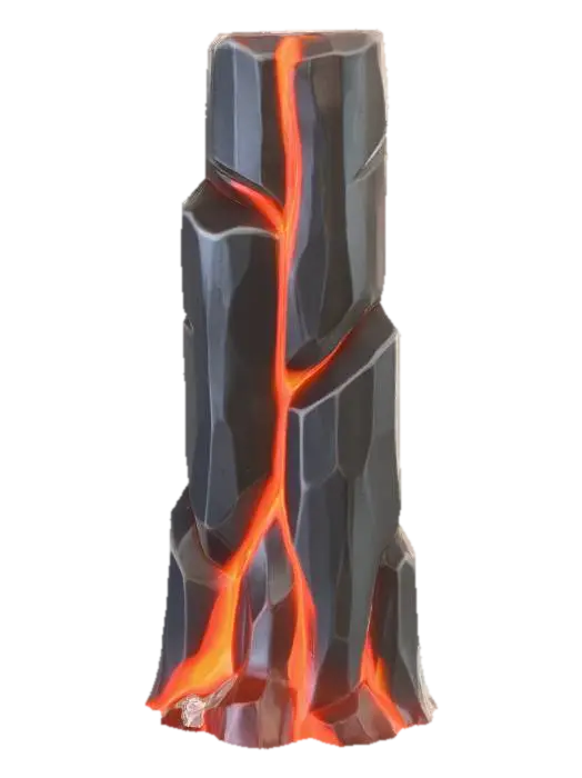 3D model for Lava Pillar