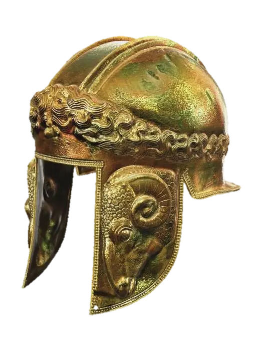3D model for casco ilirio con carnero