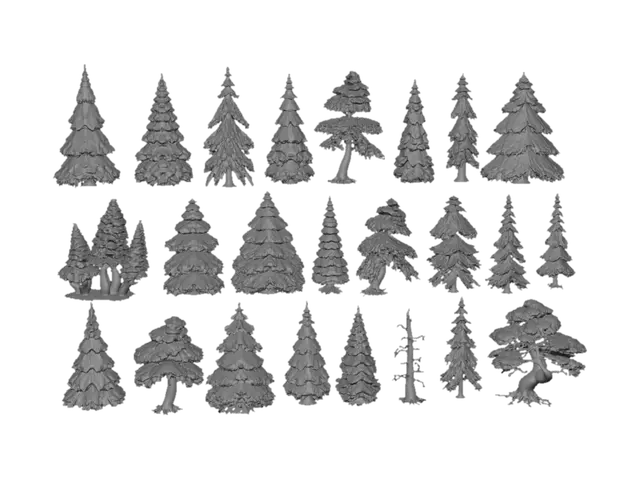 3D model for Conifer Collection